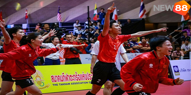 Cầu Mây Việt Nam Gây Địa Chấn Trước Thái Lan Tại SEA Games 33 - hình ảnh - new88com.vip