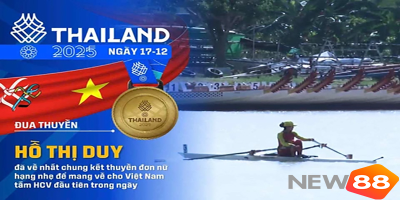 Hồ Thị Duy Đưa Rowing Việt Nam Chạm Đỉnh SEA Games 33 - hình ảnh - new88com.vip