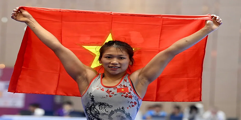 3 Chị Em Đô Vật Tự Do Lập Kỷ Tích Lịch Sử Tại SEA Games 33 - hình ảnh - new88com.vip