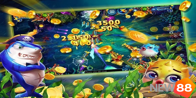 Giao diện đại dương trong bắn cá xèng live