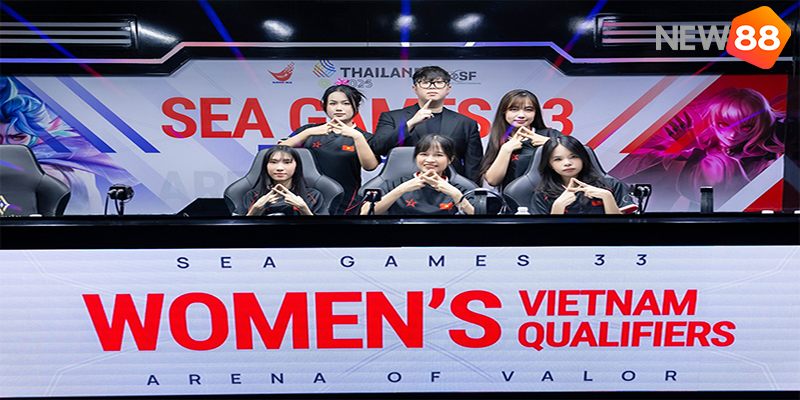 New88 SEA Games 33: Tuyển Nữ Việt Nam Liên Quân Mobile Thắng Đậm Thái Lan - hình ảnh - new88com.vip